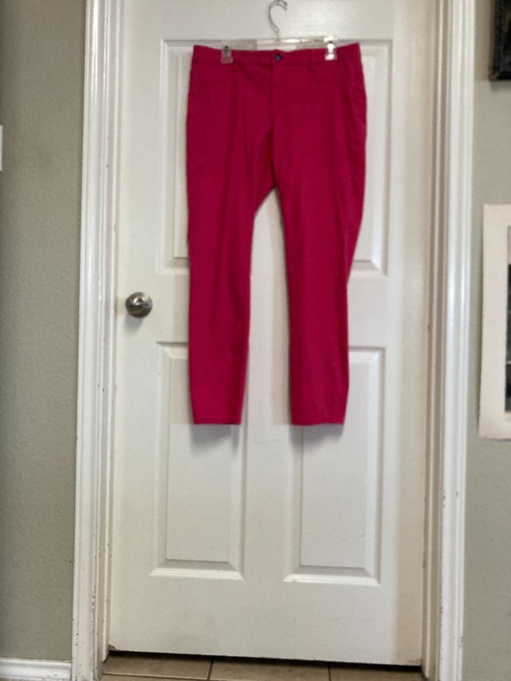 Joe FRESH jeans slim pink size 12 women's